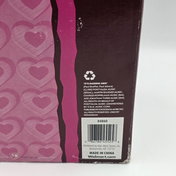 VTG Gemmy Heart Flirty Flasher Dancing/Singing Frog Plays It’s Raining Men 14" - Picture 8 of 10